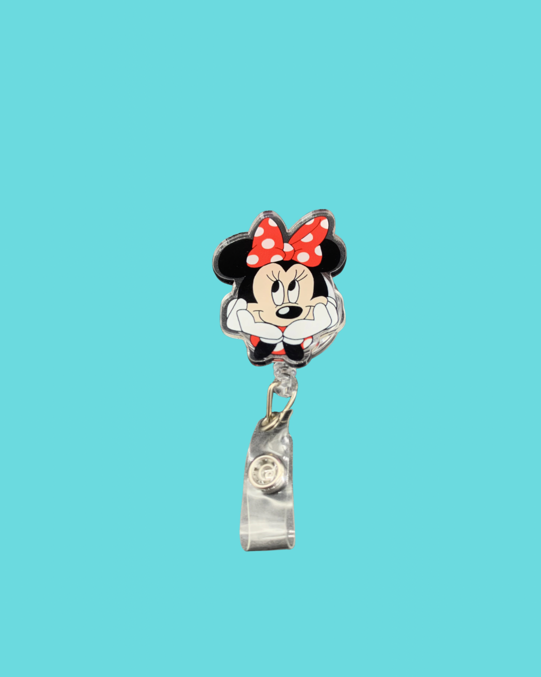 “Minnie Mouse” Badge Reel