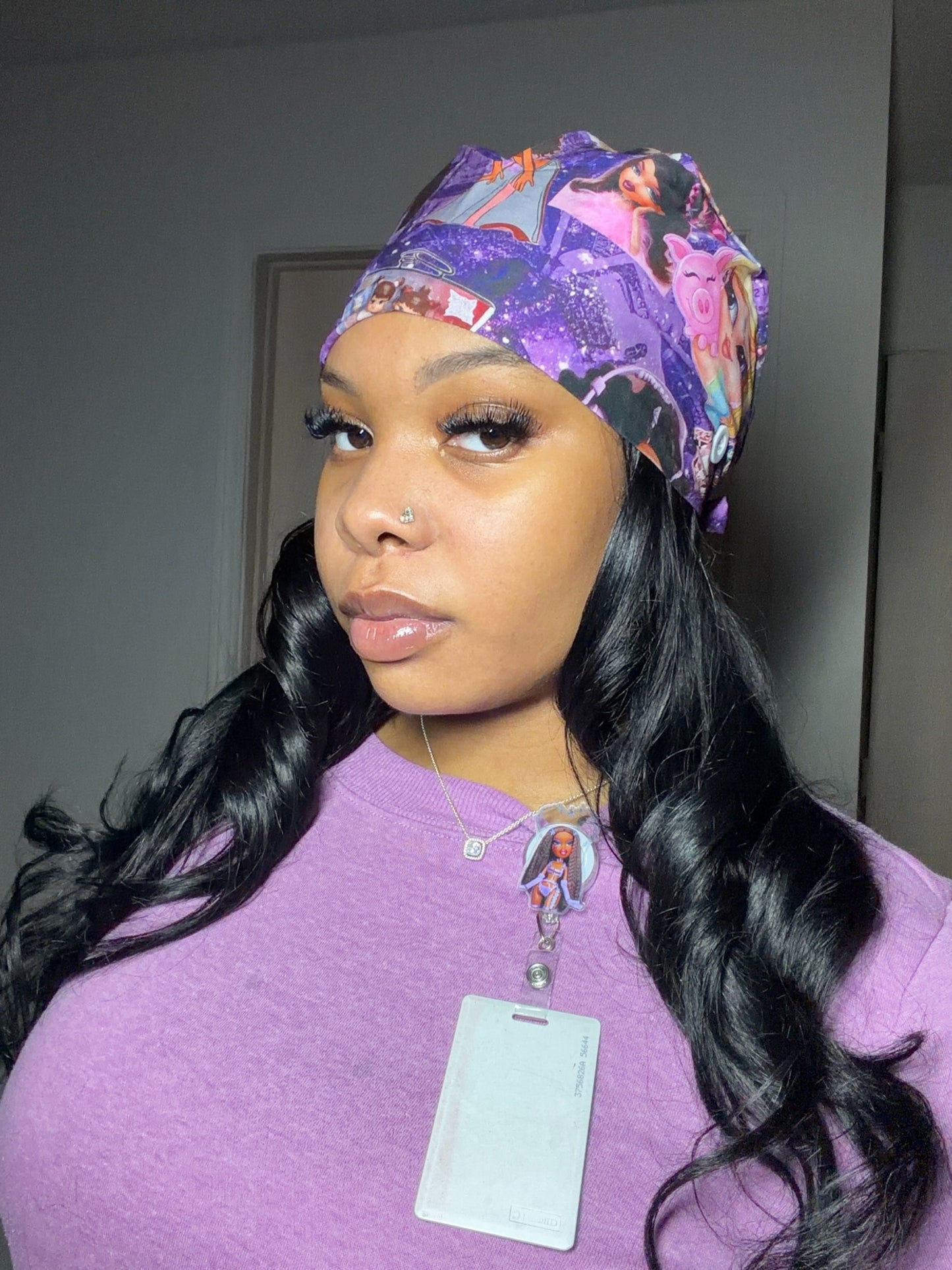 Purple “Bratz” Cap&badge