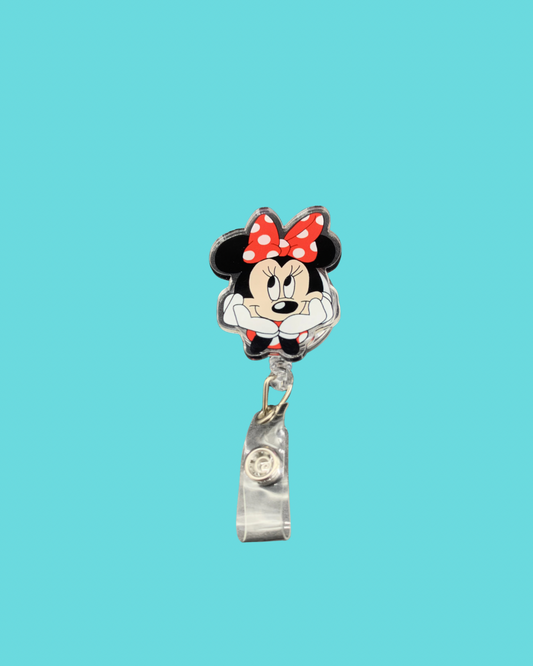 “Minnie Mouse” Badge Reel